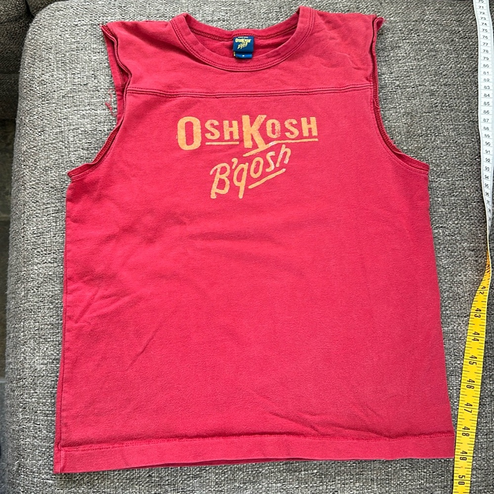 Osh Kosh B’gosh Boys Red Yellow Tank Top Size 8